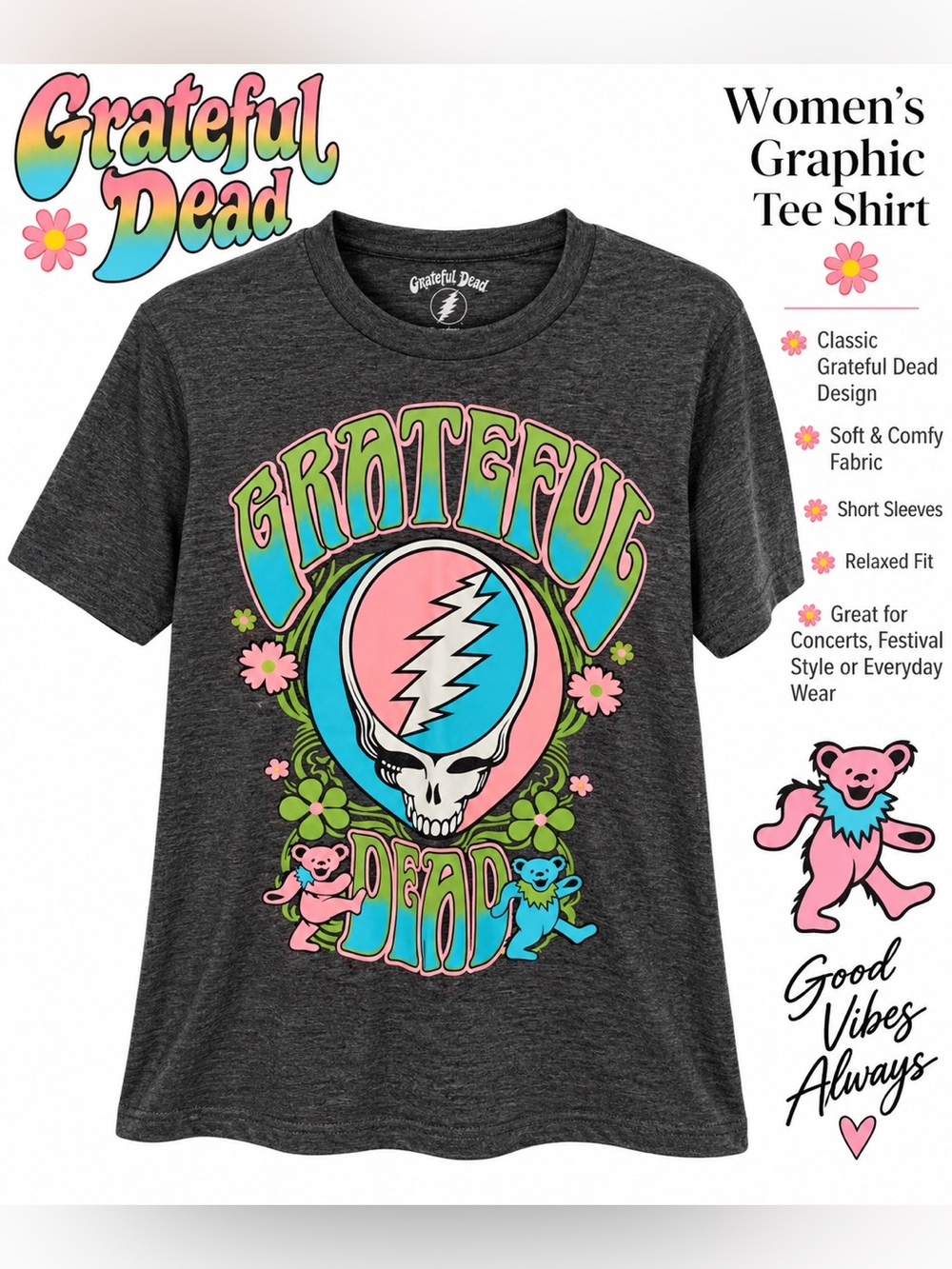 Grateful Dead women’s Tee Shirt
